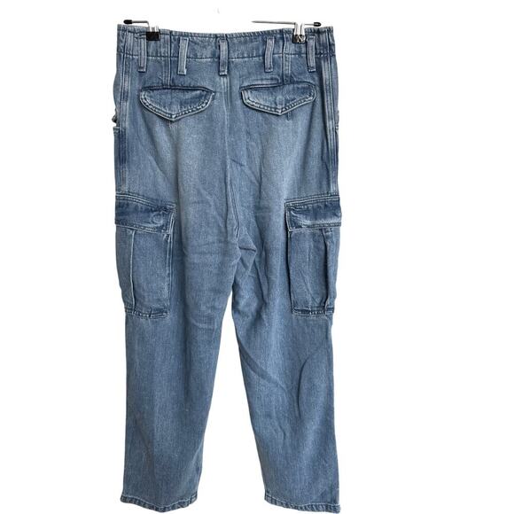 Lucky Brand Jeans, Women's Liquid Denim Luxe Cargo Barrel Jean, Size 4/27, EUC - Picture 2 of 5